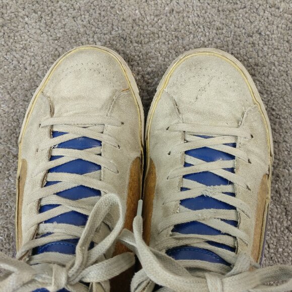 Golden Goode Slide Flag LTD Sneakers Distressed Designer Skate Shoes - Picture 9 of 16